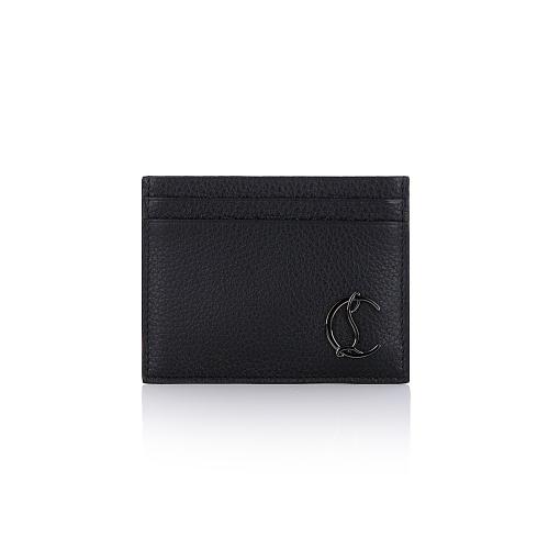 [구성품불량]20S/S 크리스찬루부탱 로고 블랙 카드지갑
