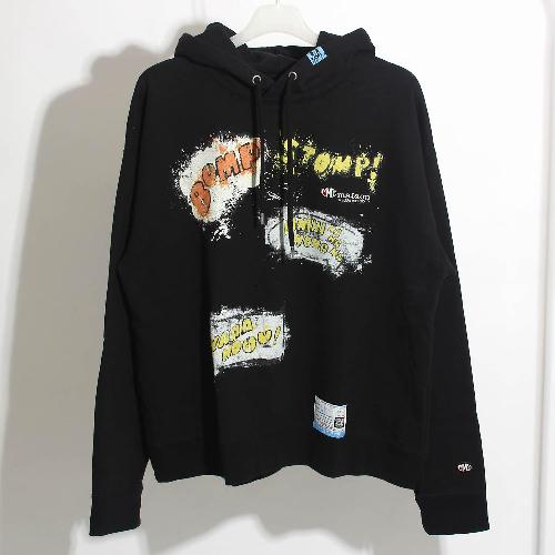 국내당일 23FW 미하라야스히로 워드 벌룬 후드 블랙 A11HD712 BLACK