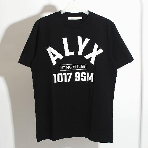 23SS 알릭스 로고 프린트 반팔 블랙 AAUTS0393FA01 001