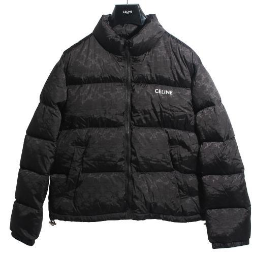 <프리시모> 국내당일 24FW 셀린 트리옹프 올오버 로고 패딩 자켓 블랙 2W31A795W 38NO